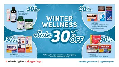 Value Drug Mart Flyer November 9 to 22
