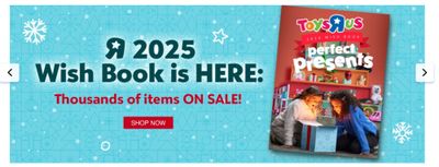 Toys R Us Canada: Wish Book Sale + $50 Saving Card When You Spend $300 or More In Store + More