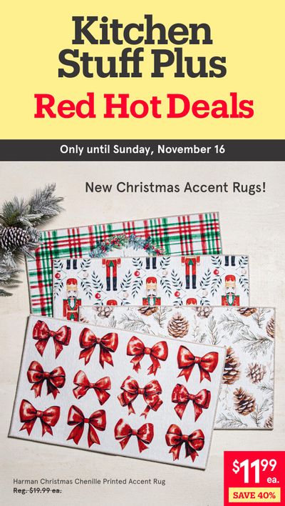 Kitchen Stuff Plus Red Hot Deals Flyer November 10 to 16