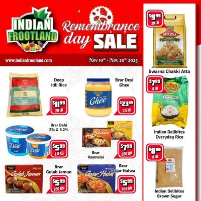 Indian Frootland Flyer November 10 to 20