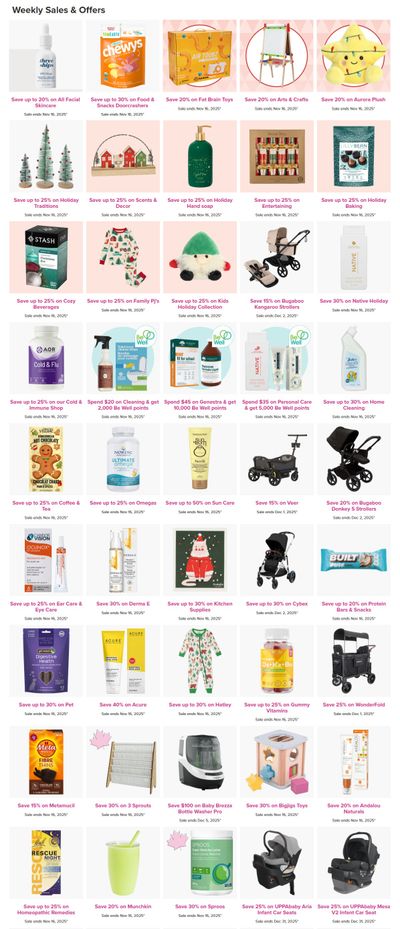 Well.ca Weekly Sales November 10 to 16