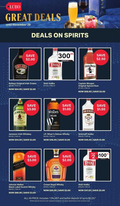 LCBO Flyer November 10 to 29