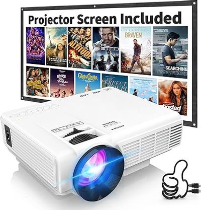 Amazon Canada Deals: Save 54% on GKLPO Mini Projector with Two-Way Bluetooth & Projector Screen Included, Using Promo Code + More Offers