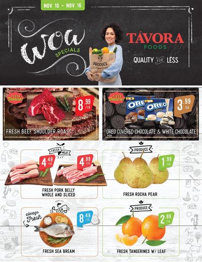 Tavora Foods Flyer November 10 to 16