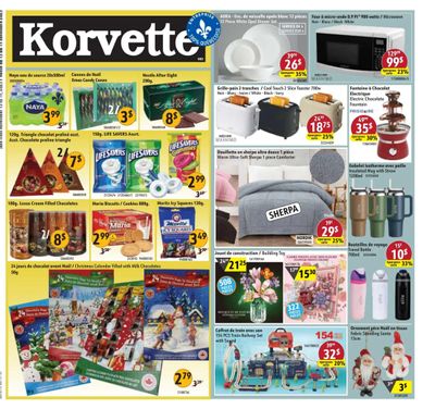 Korvette Flyer November 13 to 19