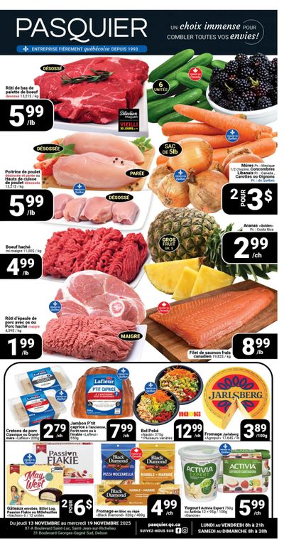 Pasquier Flyer November 13 to 19