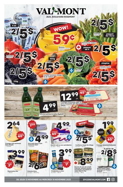 Val-Mont Flyer November 13 to 19