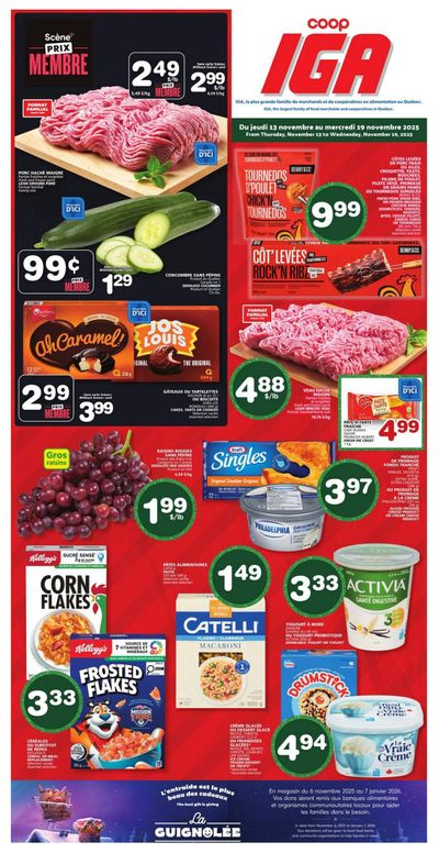 Coop IGA (QC) Flyer November 13 to 19