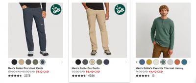 Eddie Bauer Canada: Holiday Sale up to 75% off Sitewide + Extra 60% off Clearance
