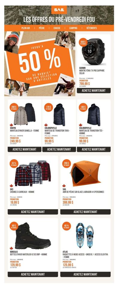 SAIL Flyer November 6 to 23