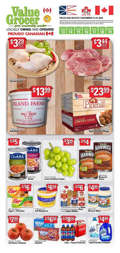 Value Grocer Flyer November 13 to 19