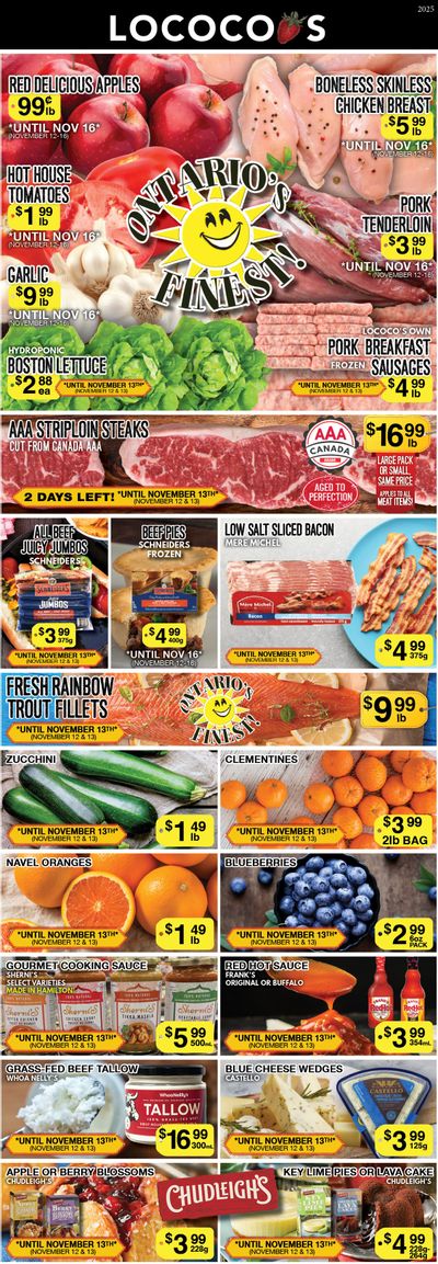 Lococo's Flyer November 12 to 16