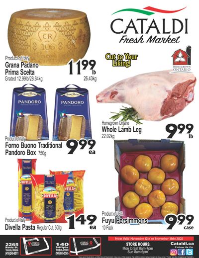 Cataldi Fresh Market Flyer November 12 to 18