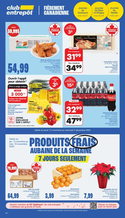Wholesale Club (QC) Flyer November 13 to December 3