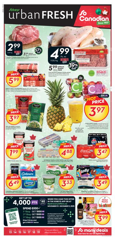 Sobeys Urban Fresh Flyer November 13 to 19