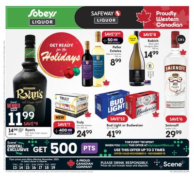 Sobeys/Safeway (AB) SWCB Flyer November 13 to 19