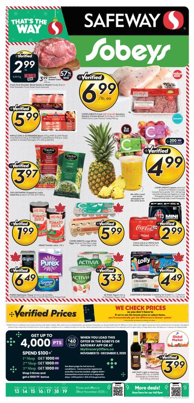 Sobeys/Safeway (AB) Flyer November 13 to 19