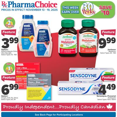 PharmaChoice Health Centre Flyer November 13 to 19