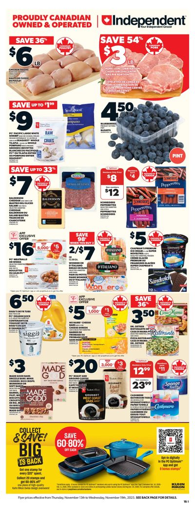 Independent Grocer (Atlantic) Flyer November 13 to 19