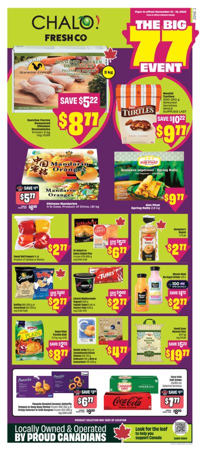 Chalo! FreshCo (West) Flyer November 13 to 19