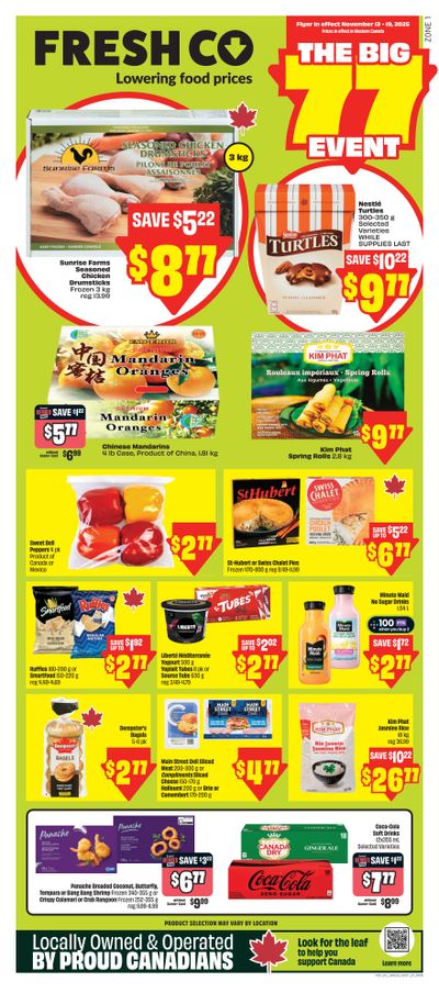 FreshCo (West) Flyer November 13 to 19
