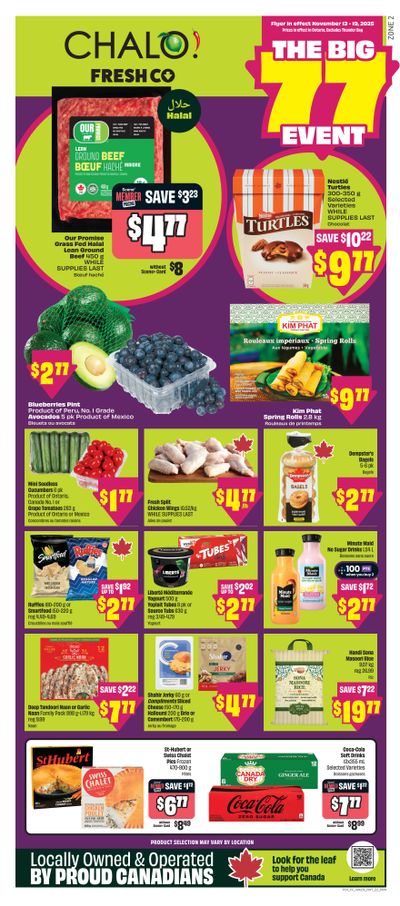 Chalo! FreshCo (ON) Flyer November 13 to 19