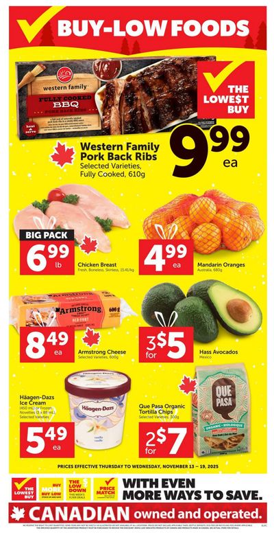 Buy-Low Foods Flyer November 13 to 19