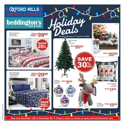 Oxford Mills Flyer November 12 to December 9
