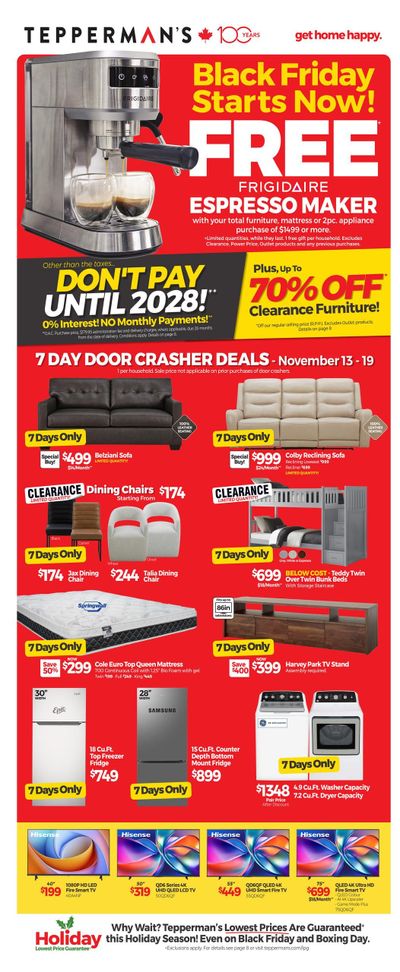 Tepperman's Flyer November 13 to 19