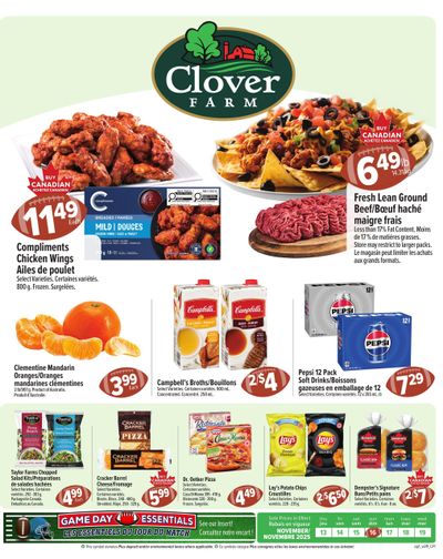 Clover Farm (Atlantic) Flyer November 13 to 19