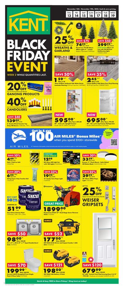 Kent Building Supplies Flyer November 13 to 19