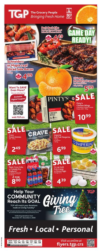 TGP The Grocery People Flyer November 13 to 19