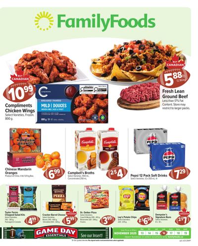 Family Foods Flyer November 13 to 19