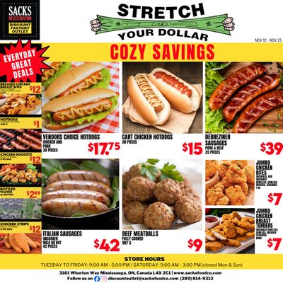 Sacks Food Co. Flyer November 12 to 25