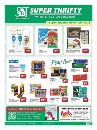 Super Thrifty Flyer November 12 to 22