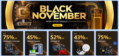 Newegg Canada Black Friday Sale: Black November Deals up to 75% off