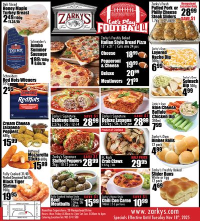 Zarky's Flyer November 12 to 18