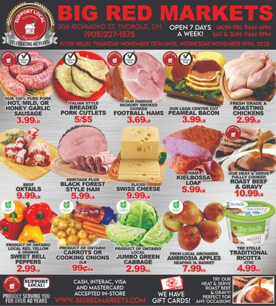 Big Red Markets Flyer November 13 to 19