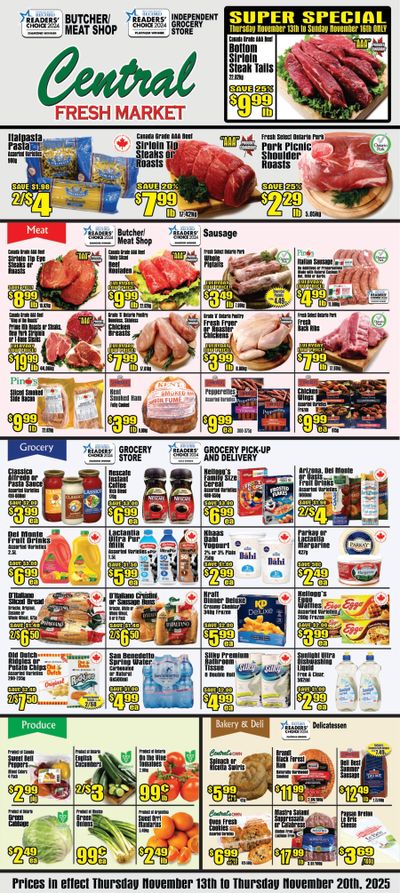 Central Fresh Market Flyer November 13 to 20