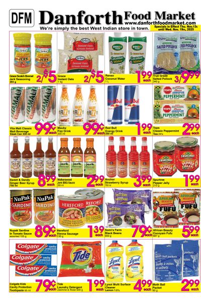 Danforth Food Market Flyer November 13 to 19