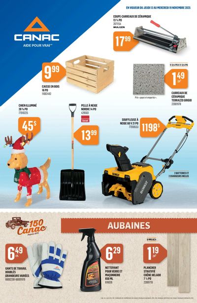 Canac Flyer November 13 to 19