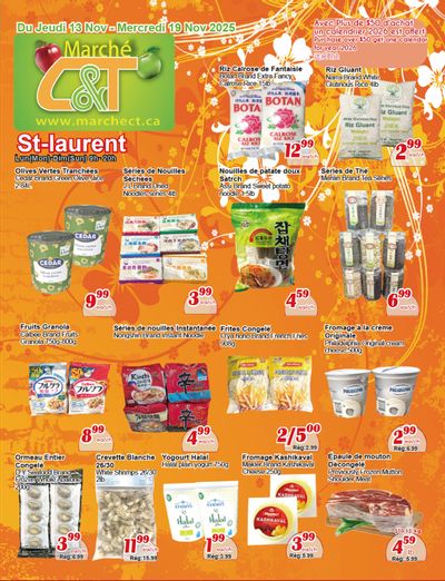 Marche C&T (St. Laurent) Flyer November 13 to 19