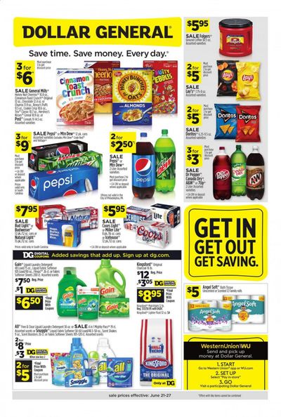 Dollar General Weekly Ad & Flyer June 21 to 27