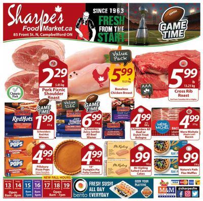 Sharpe's Food Market Flyer November 13 to 19