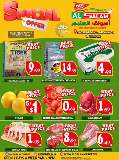 Al-Salam Supermarket Flyer November 11 to 17