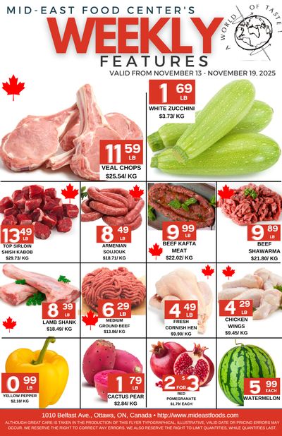 Mid-East Food Centre Flyer November 13 to 19