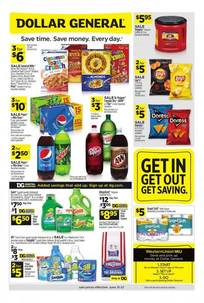 Dollar General Weekly Ad & Flyer June 21 to 27
