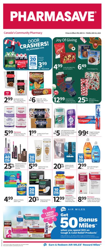 Pharmasave (ON & West) Flyer November 14 to 20
