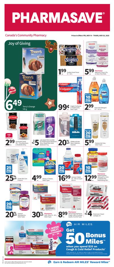 Pharmasave (ON & West) Flyer November 14 to 27
