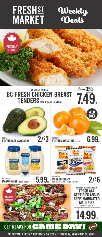 Fresh St. Market Flyer November 14 to 20